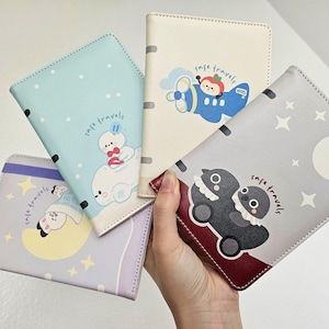 Passport Holder Love & Deepspace: Sylus, Caleb, Zayne, Xavier Theme Passport Holder
