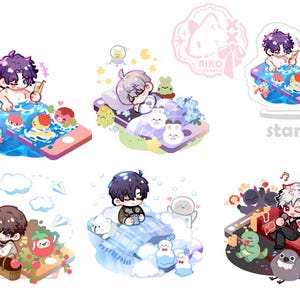 9cm Stand Love & Deepspace: Caleb, Sylus, Zayne, Xavier, Rafaye;