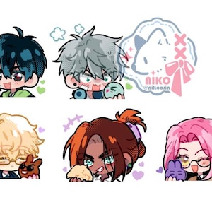 ALNST Car Decals: Alien Stage, Ivan, Till, Hyuna, Luka, Mizi