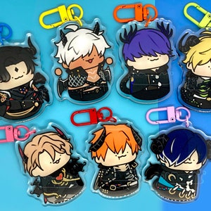 Obey Me: 3 portachiavi in acrilico // Brothers