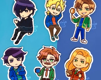 Stardew Valley Bachelors Stickers || Sebastian Sam Shane Harvey Elliott Alex
