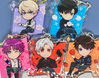 Love and Deepspace Acrylic Keychains || Xavier Zayne Rafayel Sylus Caleb