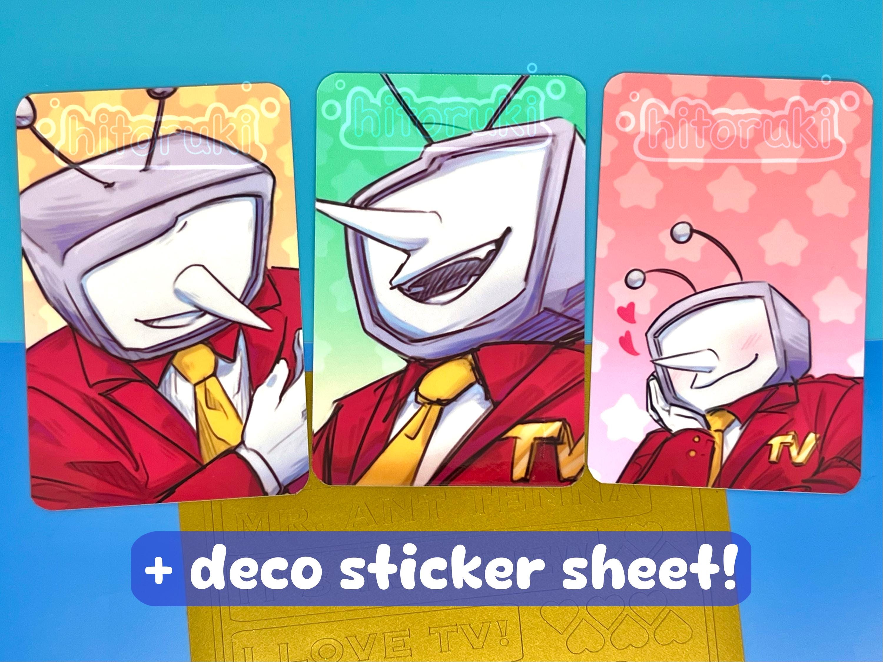 Deltarune Tenna Photocards + Vinyl Deco Sheet - Etsy