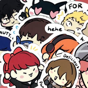 Silly Persona 5 Stickers!!