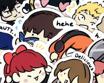 Silly Persona 5 Stickers!!