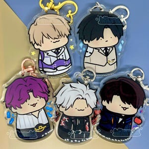 Love and Deepspace :3 Acrylic Keychains || Xavier Zayne Rafayel Sylus Caleb