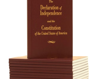 Embark on an American Journey: Embrace the Essence of Patriotism with Your Premium Pocket Constitution & Declaration of Independence!
