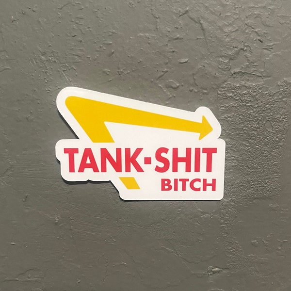 San Jose Tank Shit Sticker | Bay Area Shark Tank Pride Decal