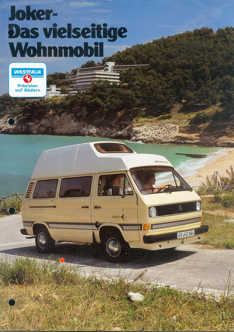 VW T3 Westfalia JOKER I 7983 Sticker Set Decal Set Vanagon Pre