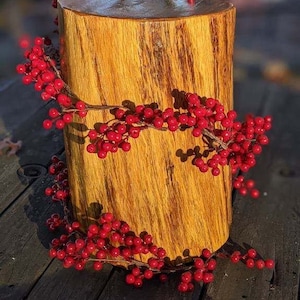 Reclaimed, Solid Oak, Log Stool from New England