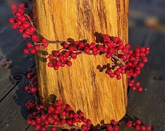 Taburete de troncos de roble macizo recuperado de Nueva Inglaterra