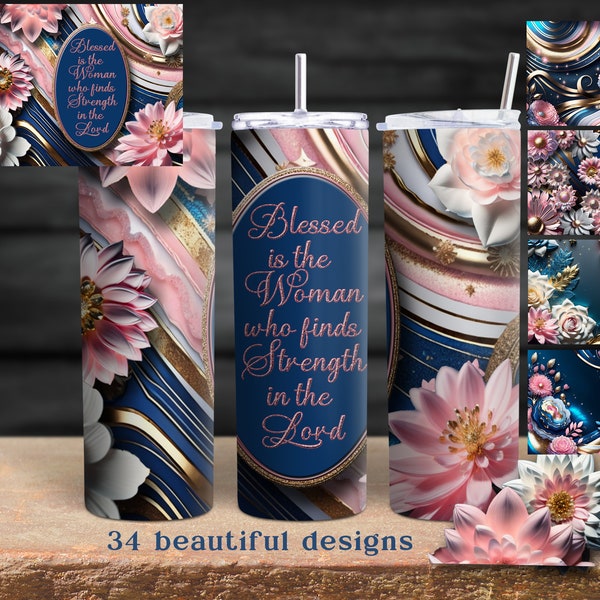 3D blue, pink and gold digital sublimation wrap bundle. All original. Use for sublimation, card making and more. High quality JPEG and PNG.