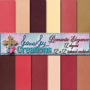 ROMANTIC ELEGANCE beautiful digital cardstock paper.  Part of a full coordinating collection.  Great for Valentines day.  High quality JPEG
