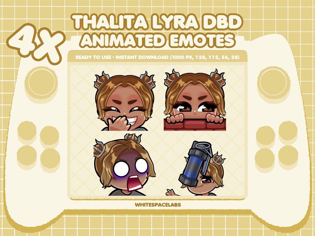 Thalita Lyra DBD Animated Emote Bundle | Twitch & Discord (GIF) - Etsy