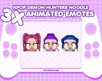 Kpop Demon Hunters Heart Eyes Animated Emotes – GIF Bundle of Mira ...