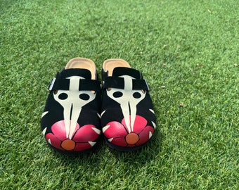 Neon Genesis Evangelion Inspired Floral Sachiel Clog