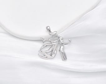 Third Impact Rei Neon Genesis Evangelion Inspired 925 Sterling Silver Spear Necklace