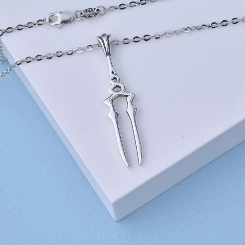 Lance of Longinus Neon Genesis Evangelion Inspired 925 Sterling Silver Spear Necklace Etsy