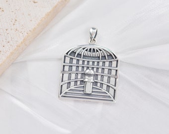 Panopticon Sterling Silver Necklace Pendant