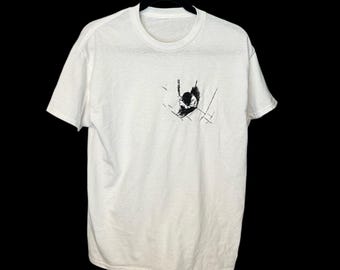 Shinji Crying Neon Genesis Evangelion Inspired Embroidered T Shirt