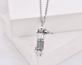 Gmod Physgun Inspired Sterling Silver Pendant Necklace Half life 2 Gravity Gun Inspired