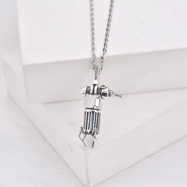Gmod Physgun Inspired Sterling Silver Pendant Necklace Half life 2 Gravity Gun Inspired