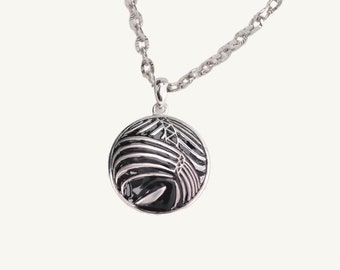 Evangelion Inspired Leliel Angel Sterling Silver Pendant