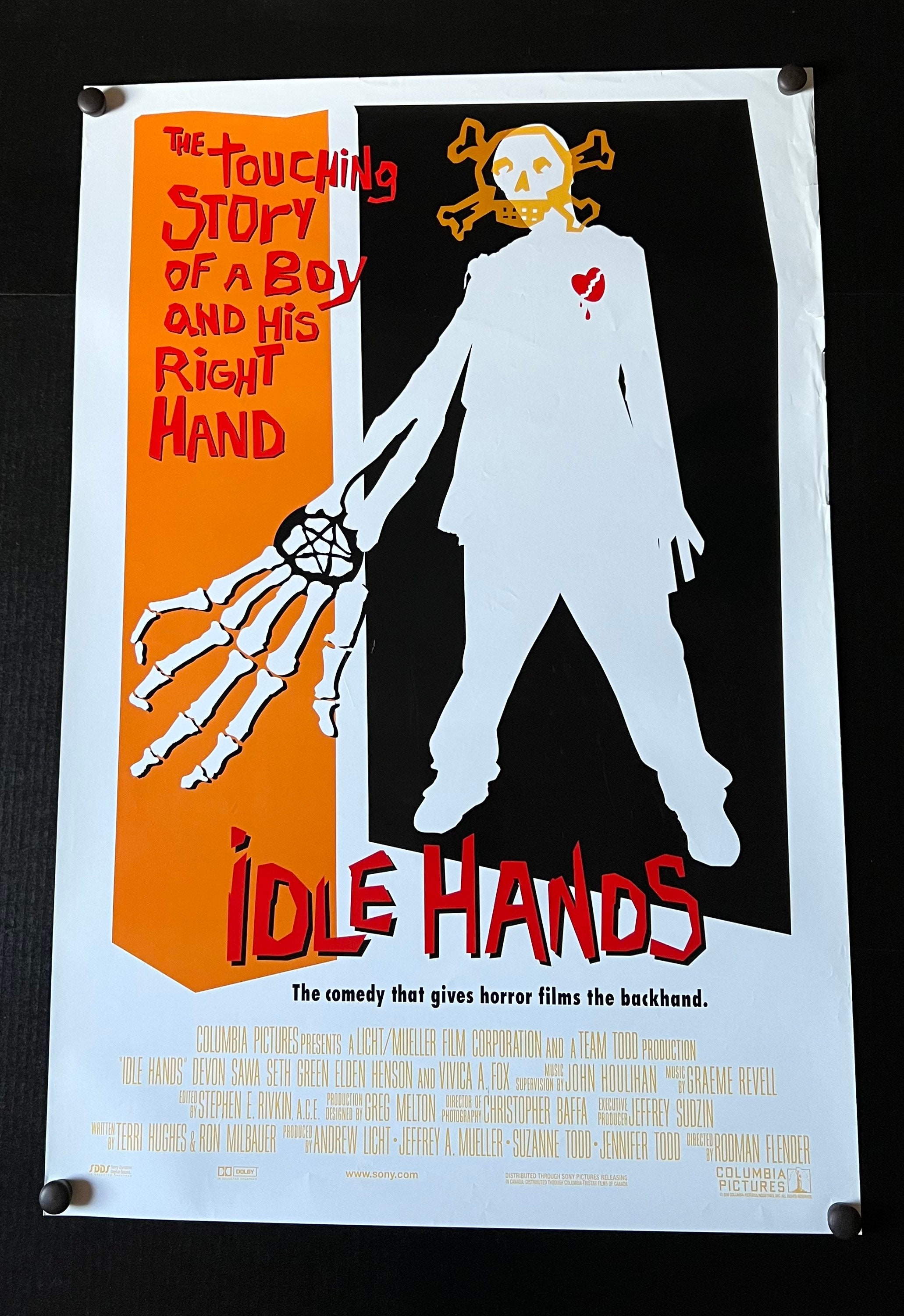 Idle Hands Original Movie Poster Etsy Canada