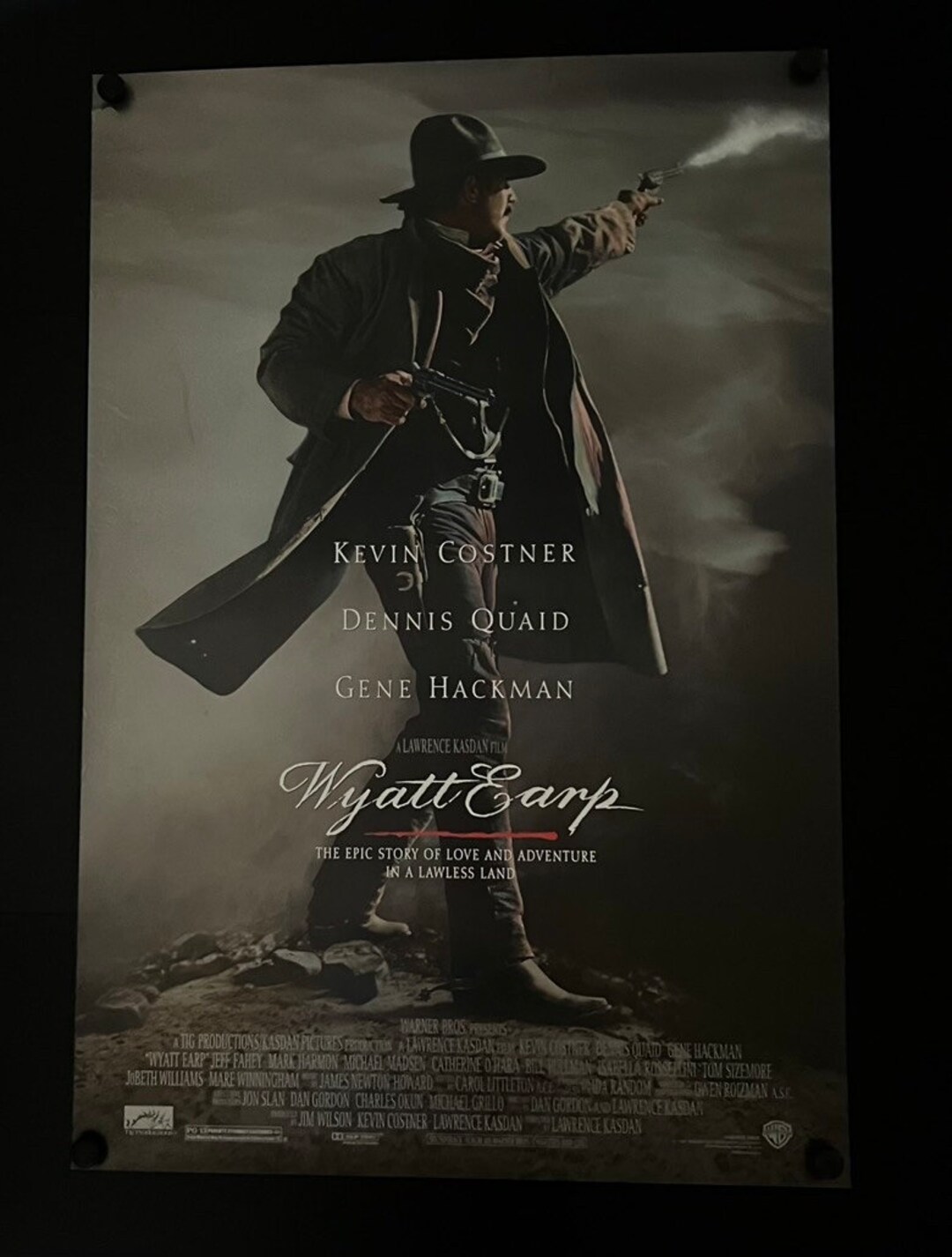 Wyatt Earp Original Movie Poster Etsy