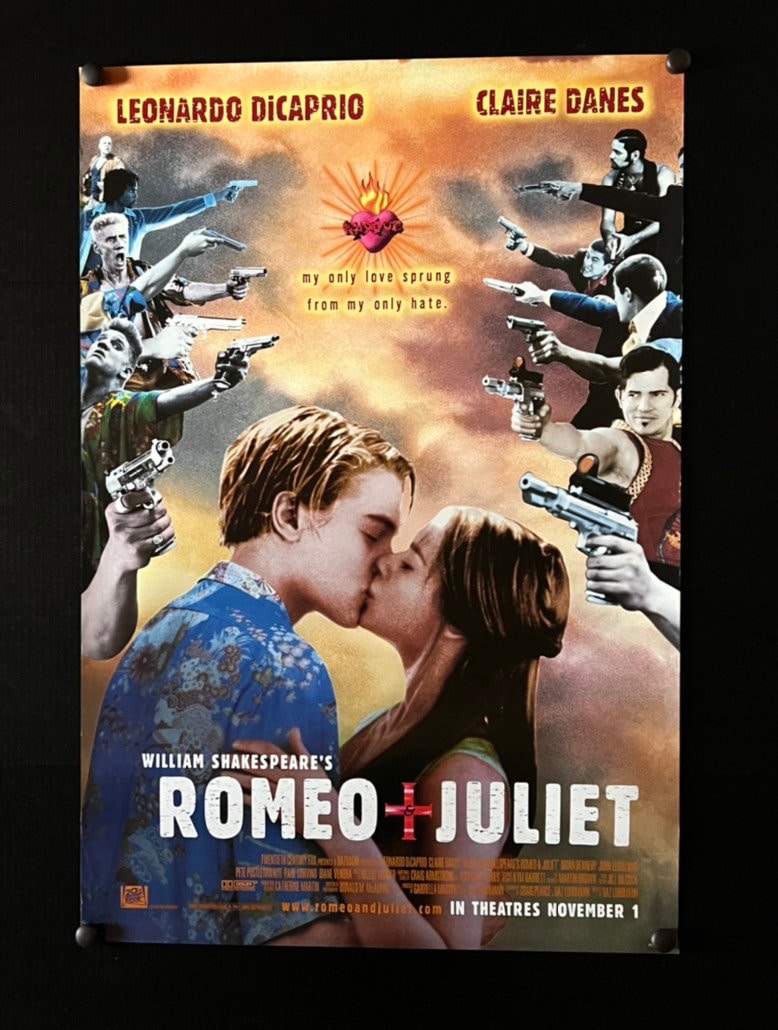 Romeo Juliet Original Movie Poster Etsy