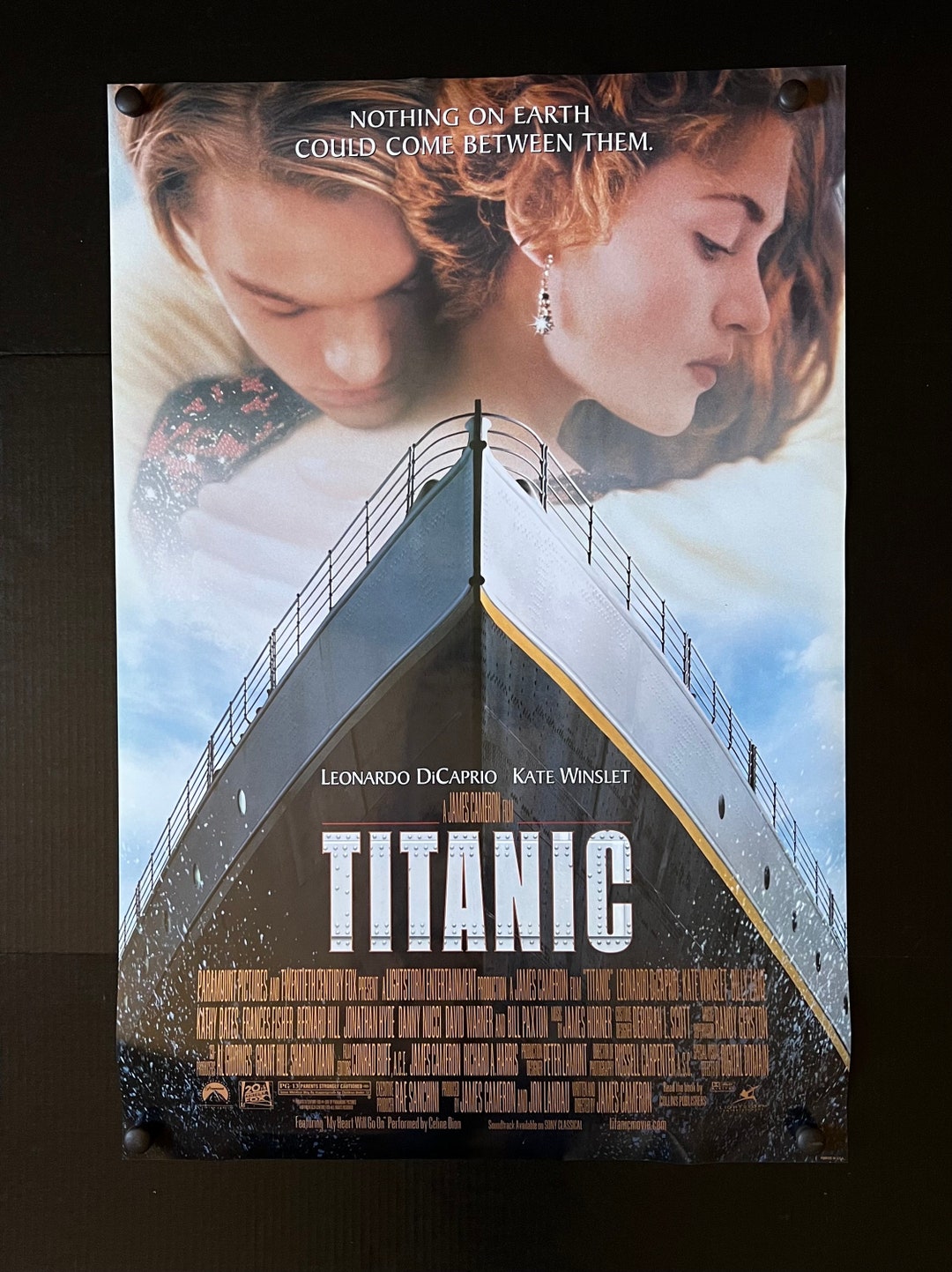 Titanic Original Movie Poster Etsy