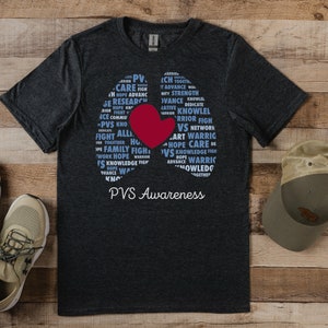Raise PVS Awareness with a Thoughtful and Stylish T-Shirt CHD Awareness Shirts CHD Awareness Heart Disease Awareness