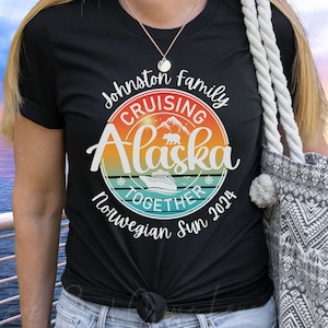 Custom Alaska Family Cruise Shirts, Personalized Cruise 2023 Sweatshirt, Matching Vacation Tshirt, Winter Cruise Sweater, Alaska Group Trip