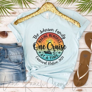 Custom Cruise Shirts, Anniversary Cruise 2025 Tshirts, Matching Family Vacation T-Shirts, Personalized Group Shirts, Couples Summer Cruise