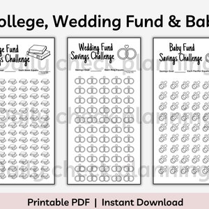 A6 3x6 Savings Fund Challenge Bundle Printable Savings Challenge ...