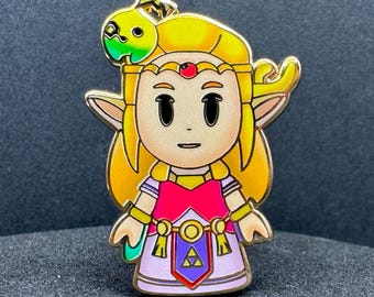 Pin esmaltado de Zelda la Princesa - 3,8 cm - ÚLTIMA REPOSICIÓN