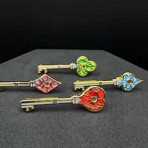 Raccoon City Polizei Schlüssel Emaille Pin Set | 1,5 Zoll