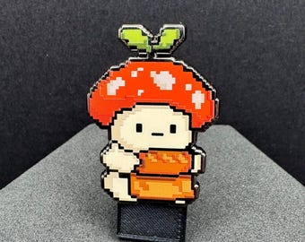 Pin esmaltado Mushroom Baker - Serie Sproutling - 1,5 pulgadas