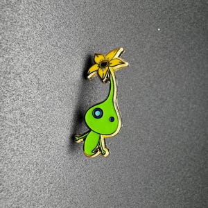 Glow Pikmin Enamel Pin | 1.25 | Glows in the Dark