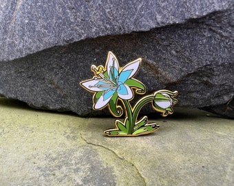 Silent Princess Enamel Pin - 1.5"