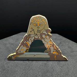 Shrine Enamel Pin (Orange Variant) | 1.5 in