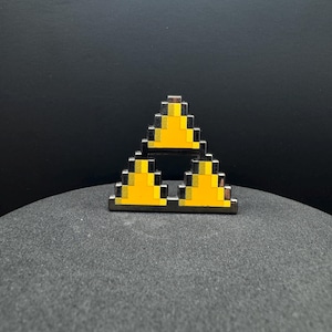 Pixel Triforce Enamel Pin | Zelda | 1.5 in