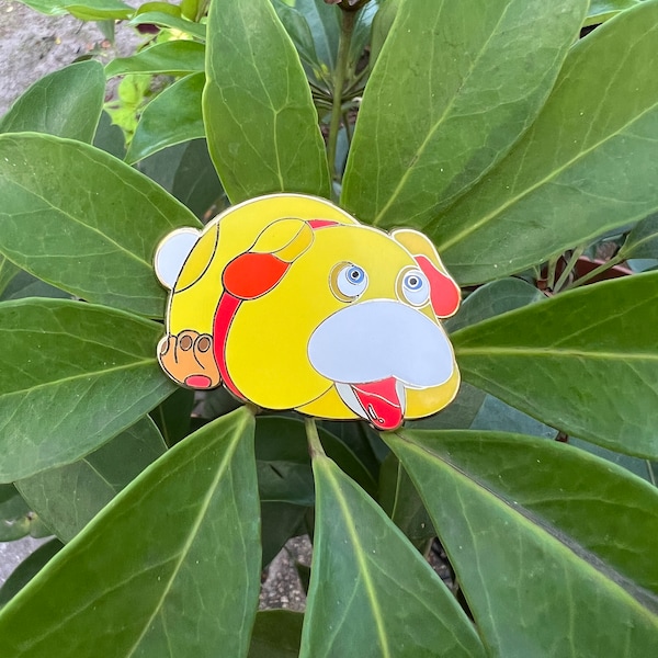 Emaille pin Oatchi - Pikmin - 2 inch - LAATSTE OP!