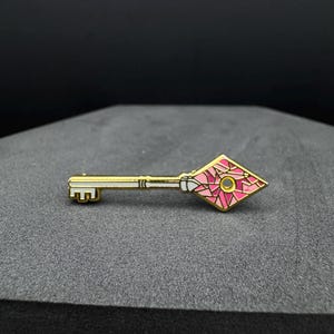 RPD Pink Diamond Key | Resident Evil | 1.5 in Hard Enamel Pin