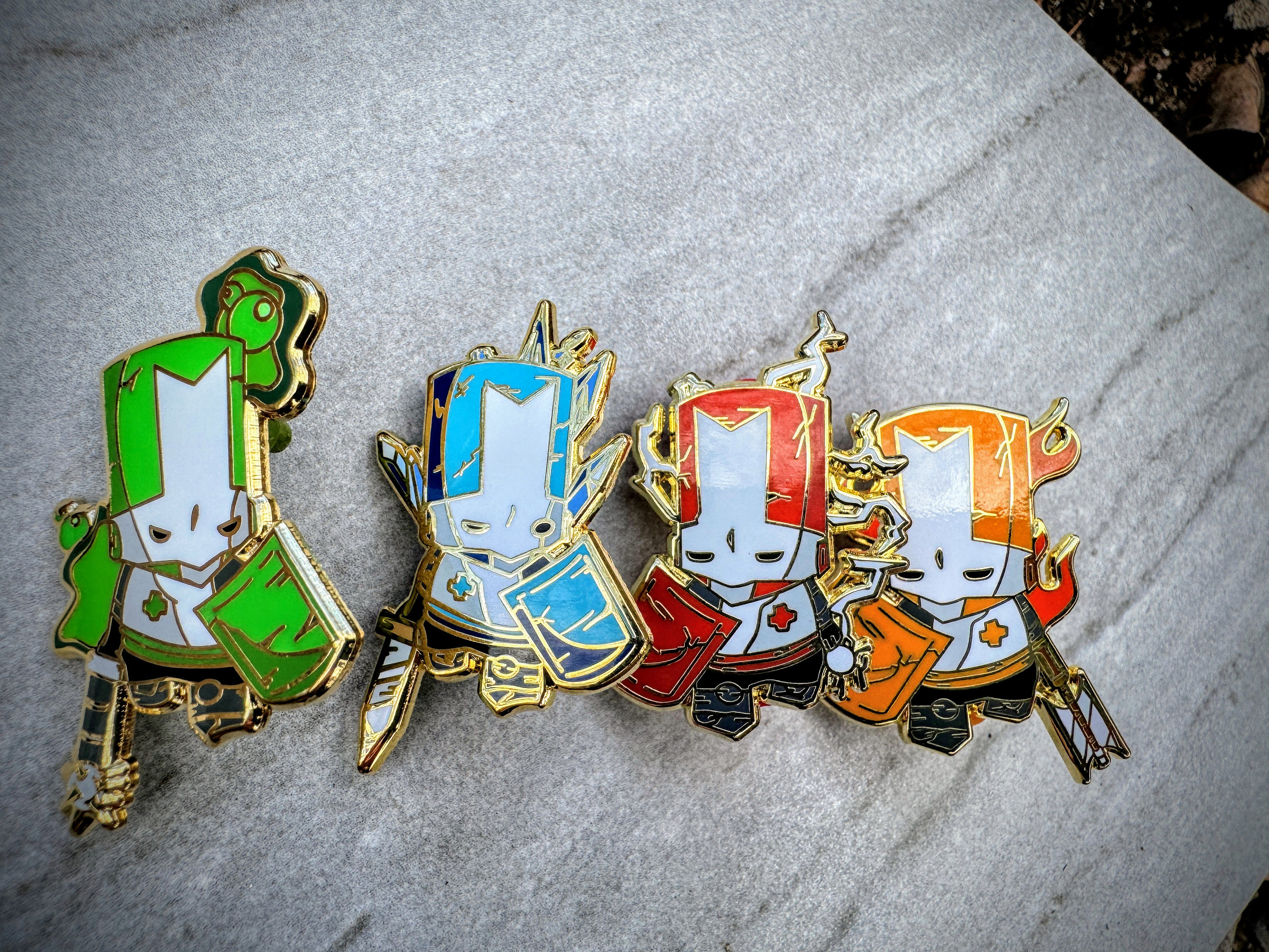 なとりArtwork Pin Badge 14種 コンプリートセット早い者勝ち❣️ Castle Crasher Knights Enamel Pin Set | Castle Crashers | 1.5 in