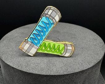T-Virus Specimen Vials Enamel Pin - 1.5" - Zombie Outbreak