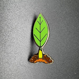Pikmin Sprout Yellow Enamel Pin | 1.5 in