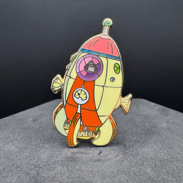 SS Dolphin Olimars scheepsemaille pin - Pikmin - 2 inch - LAATSTE OP!