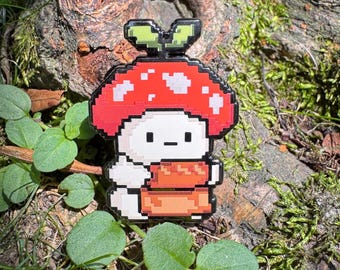 Mushroom Baker Enamel Pin 1.5" (Sproutlings)