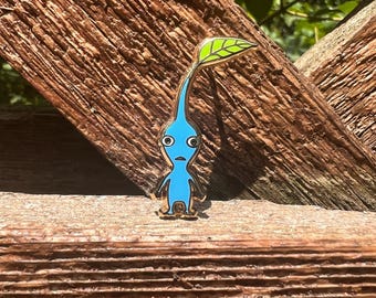 Blue Pikmin Enamel Pin - 1.25''
